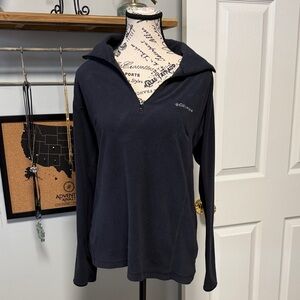 Columbia Women's Black Quarter-Zip Lightweight Fleece